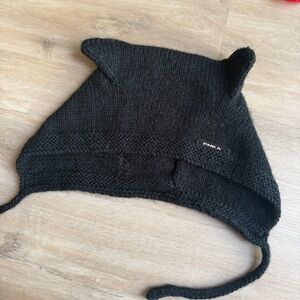 Black Cat Ear Knit Hats